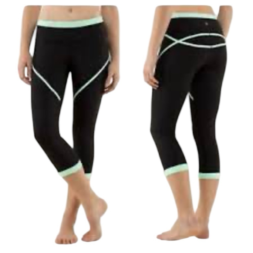 Lululemon Size 8 Cropped Athletic Activewear Leggings